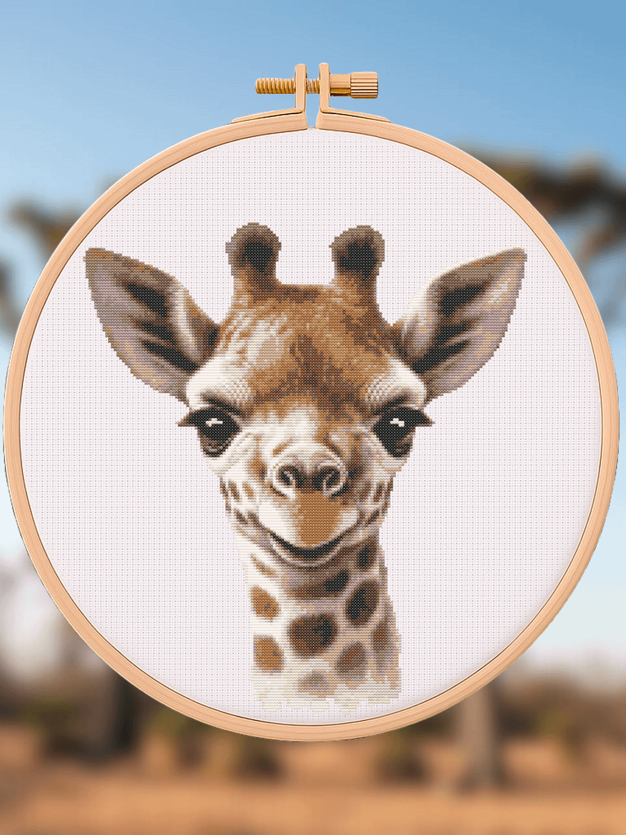 Baby Giraffe Cross Stitch Pattern product image (1)