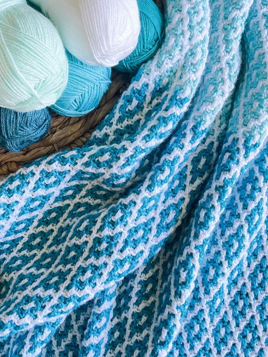 Caribbean Coast Afghan Crochet Pattern product image (3)