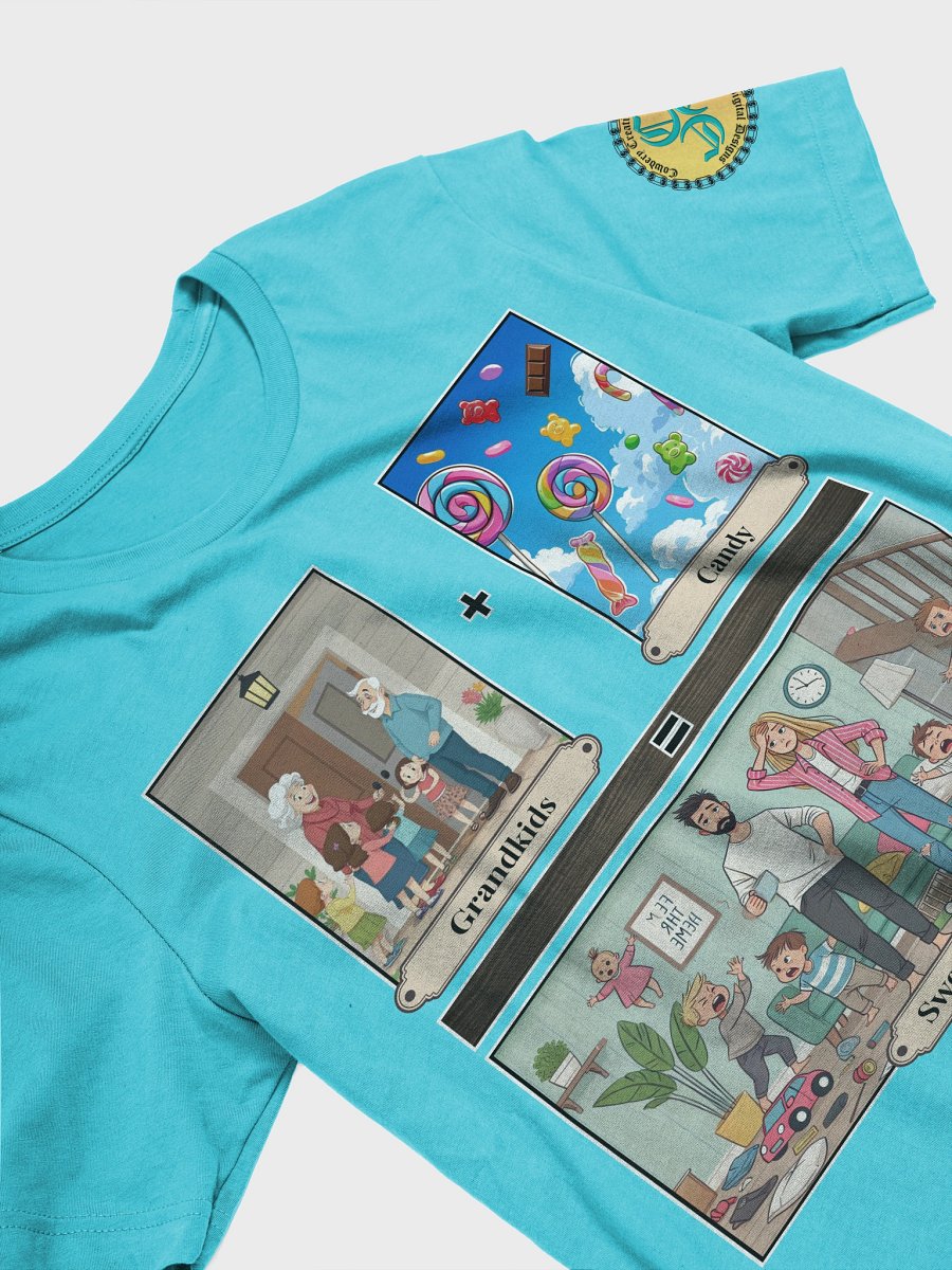 Grandkids + Candy = Sweet Revenge (Both) Bella+Canvas Supersoft T-Shirt Colors (6) product image (39)