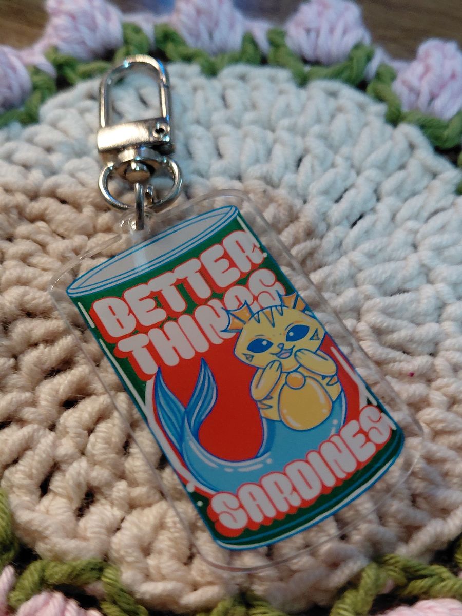 Bodega Cats - iCan - Acrylic Keychains product image (1)