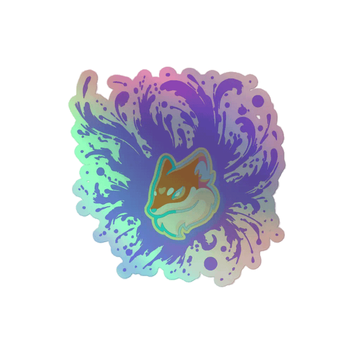 Foxy Logo Alt Holographic Sticker product image (2)