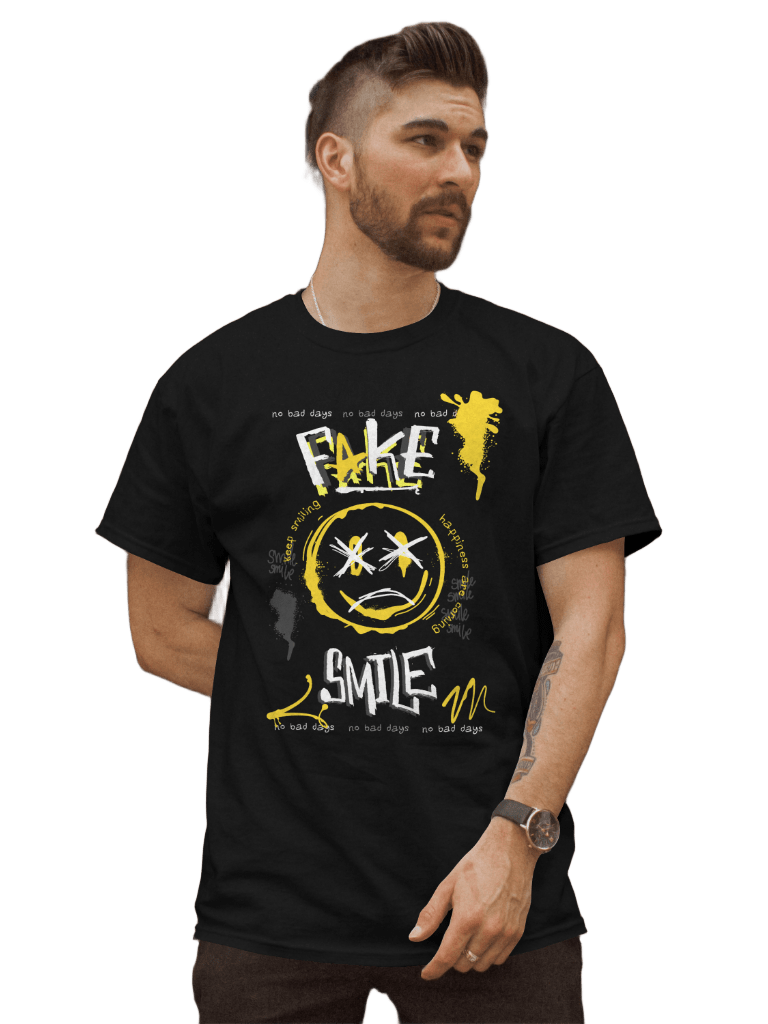 Fake Smile | Heavyweight Unisex T-Shirt by Comfort Colors product image (1)
