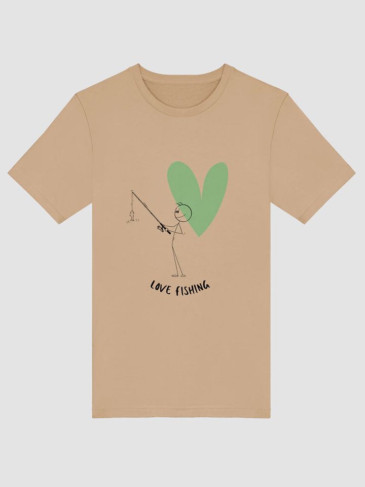 Love Fishing Heart Cartoon Supersoft T-Shirt product image (1)