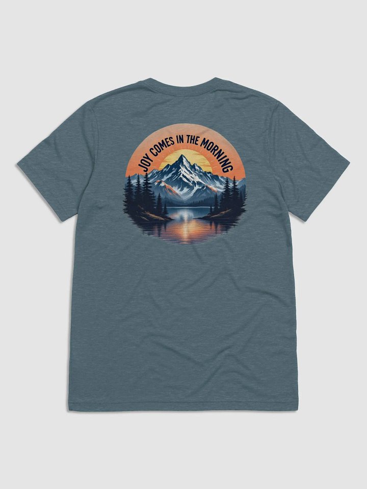 Joy Comes in the Morning Christian Triblend T-Shirt | Psalm 30:5 product image (2)