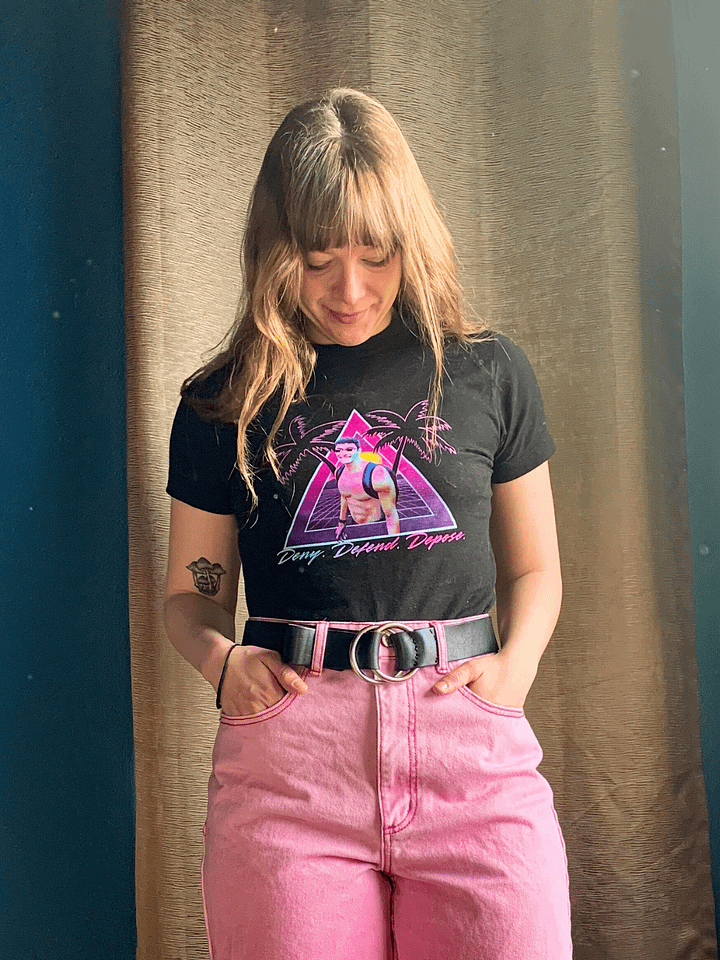 Vaporwave Vigilante Tee product image (1)
