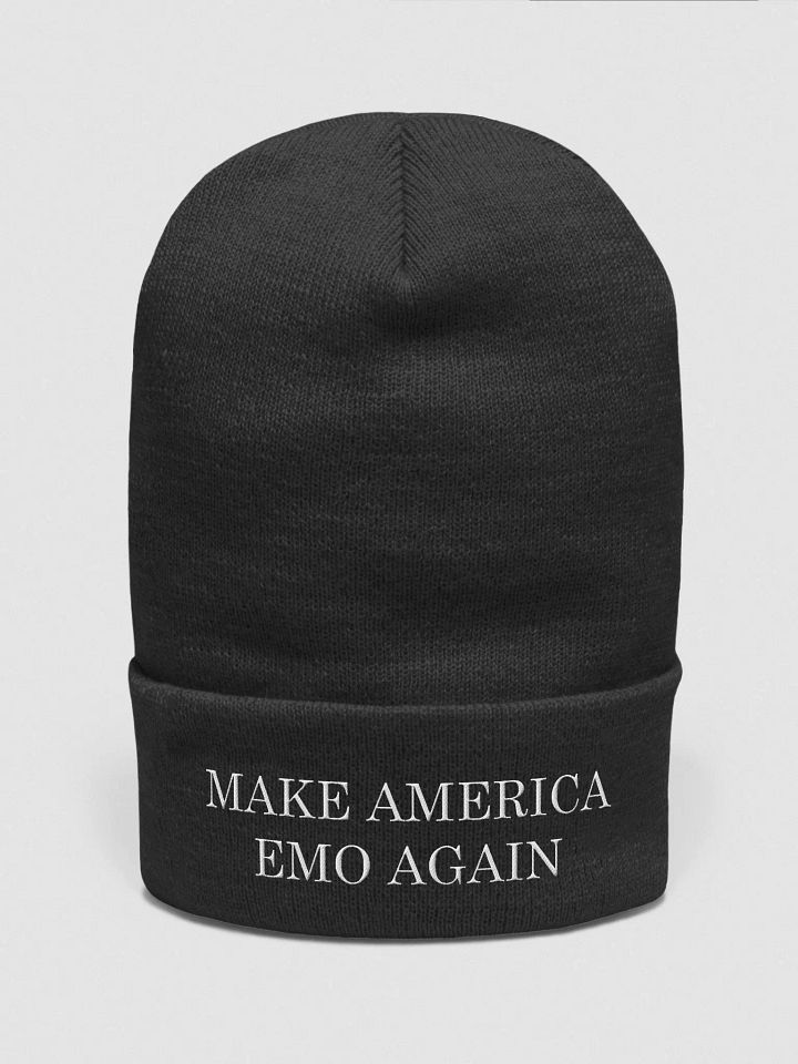 Make America Emo Again Beanie - White product image (1)