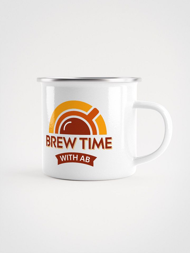 Brew Time Enamel Mug product image (1)