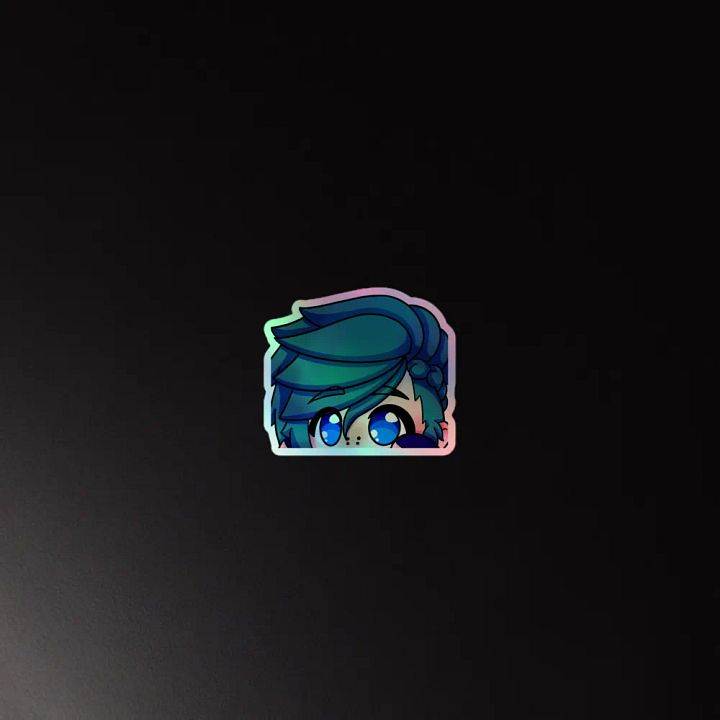 Holo EmFN Peek Sticker product image (4)