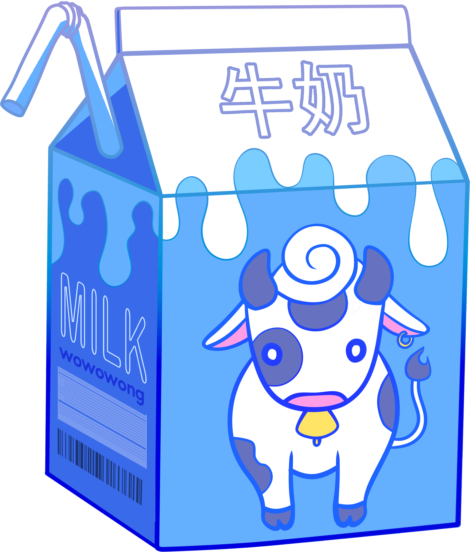 Zodiac Drinks - Cow Milk - Sticker product image (2)