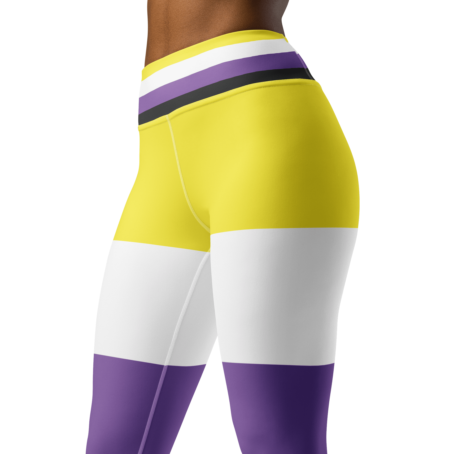 Non-binary Pride Flag Leggings product image (4)