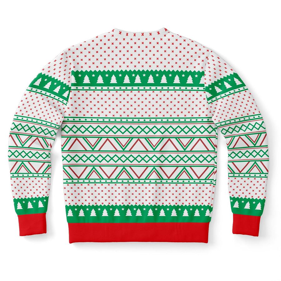 "I Don't Believe In You Either" Sarcastic Santa Ugly Christmas Sweater | Funny Holiday Sweatshirt product image (10)