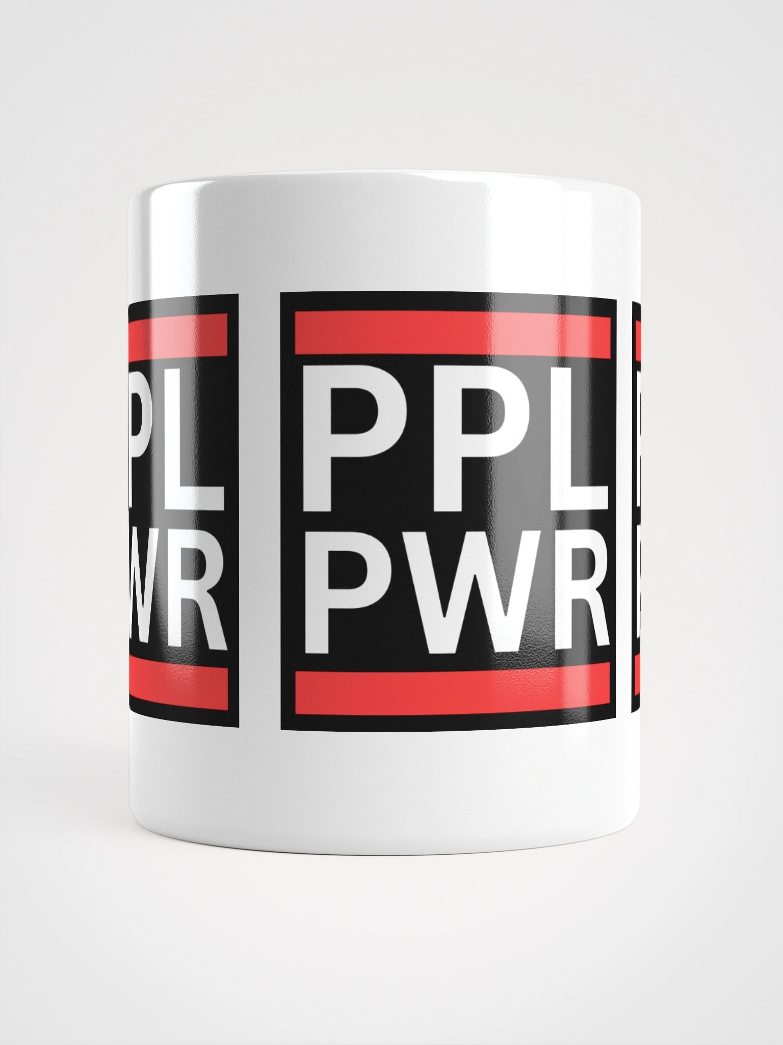 PPL PWR White Glossy Mug product image (6)