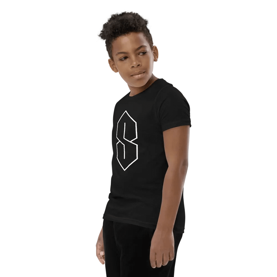 White S Youth T-Shirt product image (8)