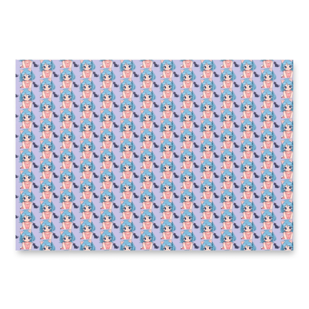 Funky Cartoon Character Wrapping Paper Set product image (3)