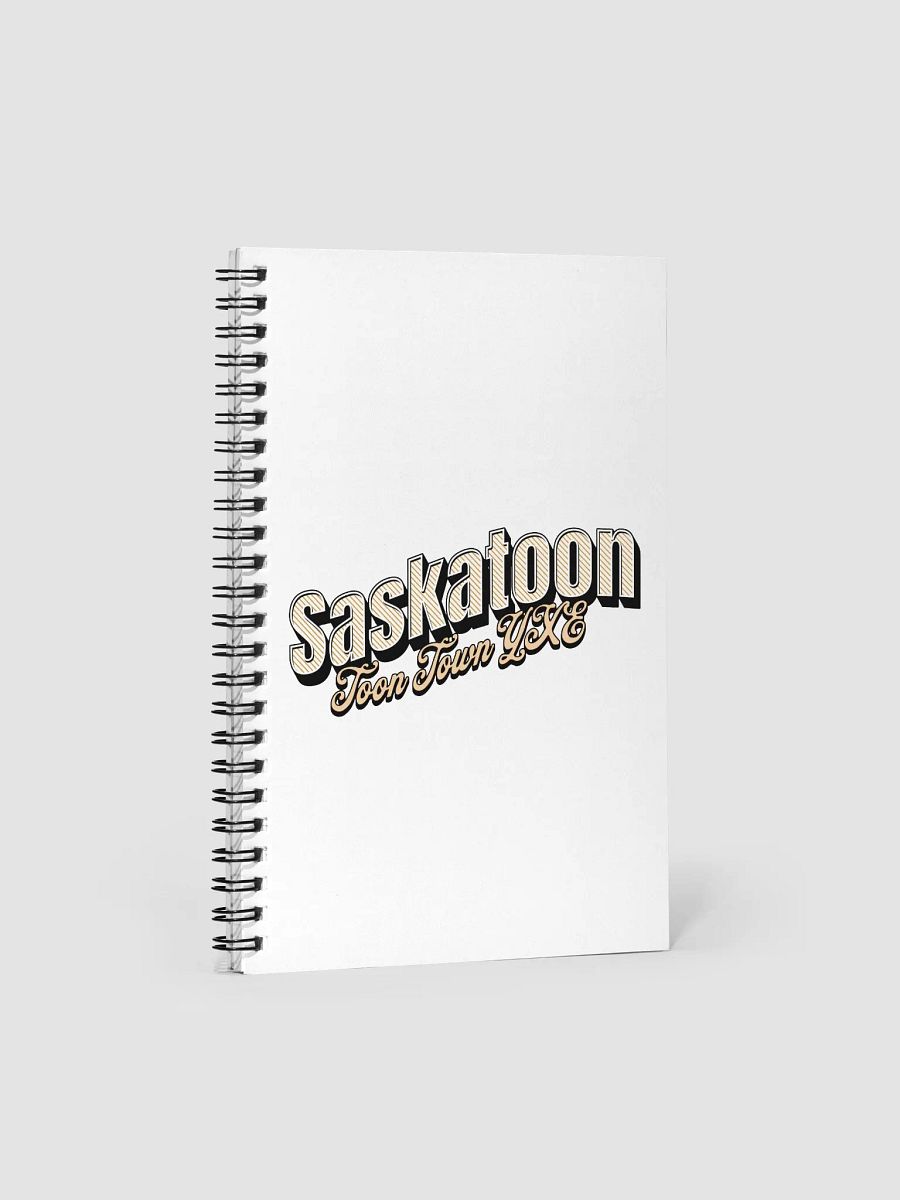 Saskatoon Toon Town YXE Spiral Notebook product image (1)