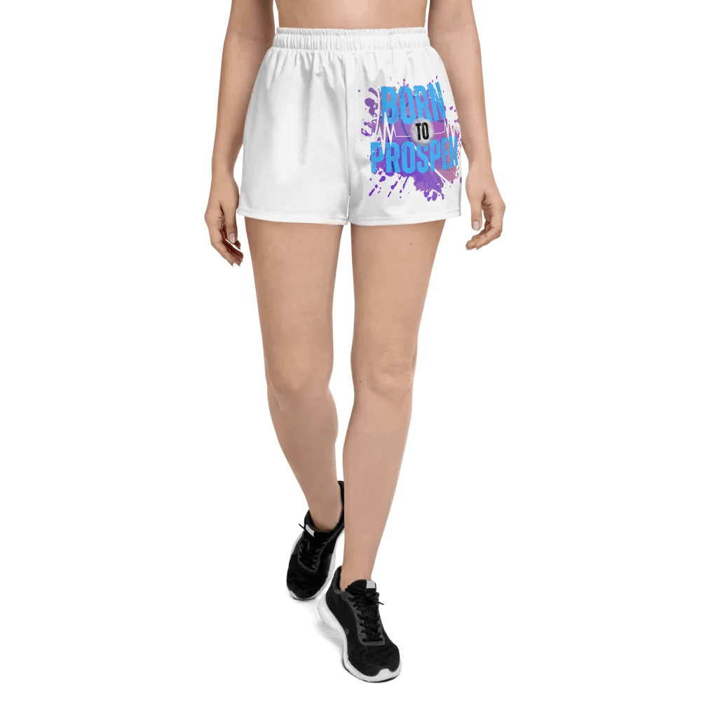 BORN TO PROSPER Bold Print Athletic Super Shorts product image (2)