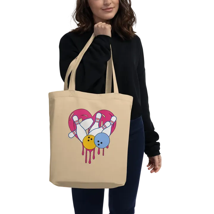 Heart Bowling Eco Tote product image (2)