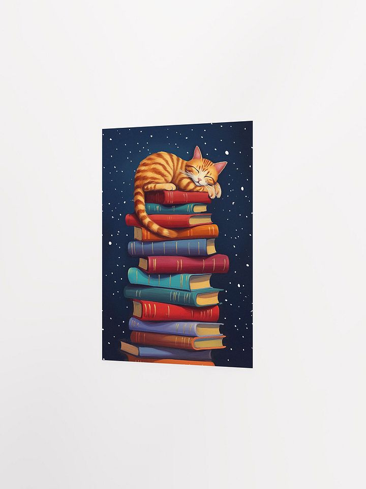 Things I Love - Cats & Books Matte Poster product image (2)