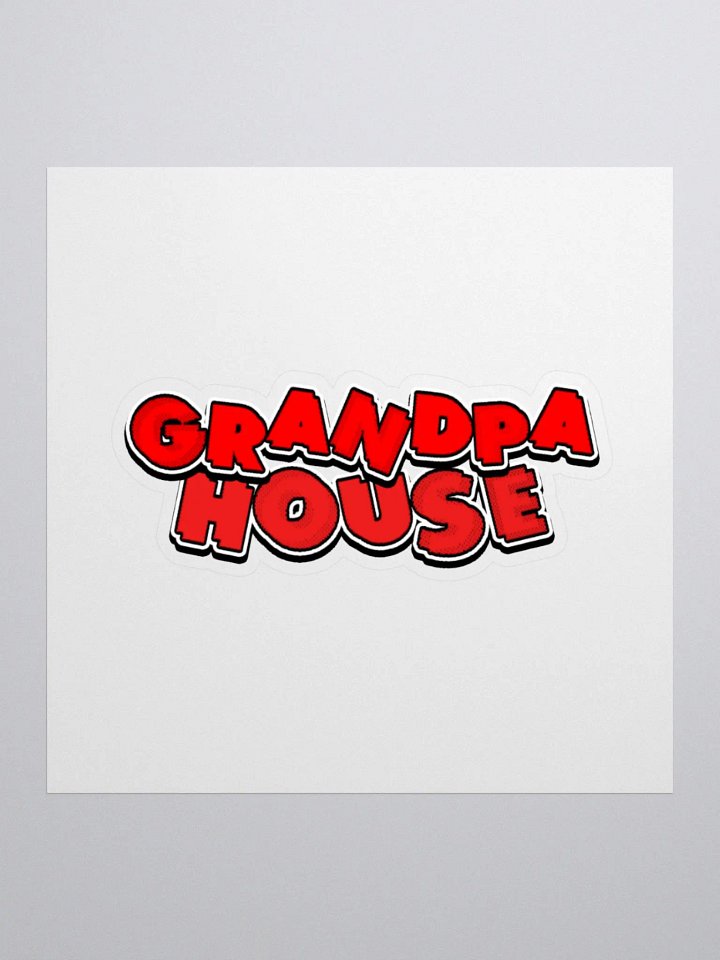Grandpa House Sticker product image (1)