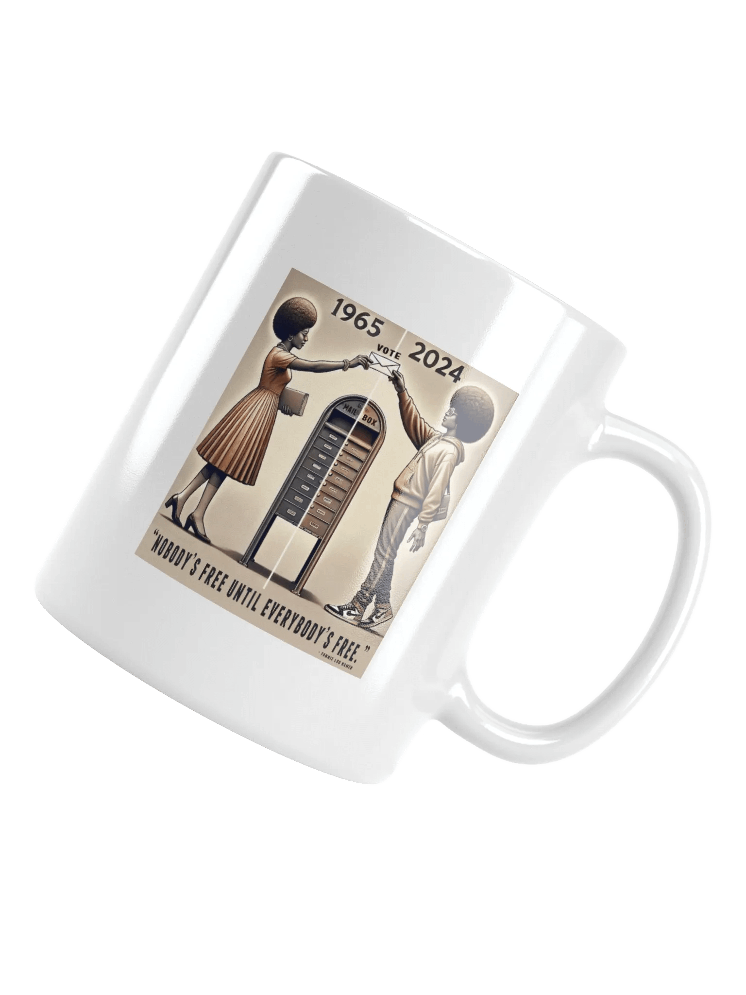 "Nobody’s Free" Coffee Mug – Sip with Purpose, Honor the Legacy product image (12)