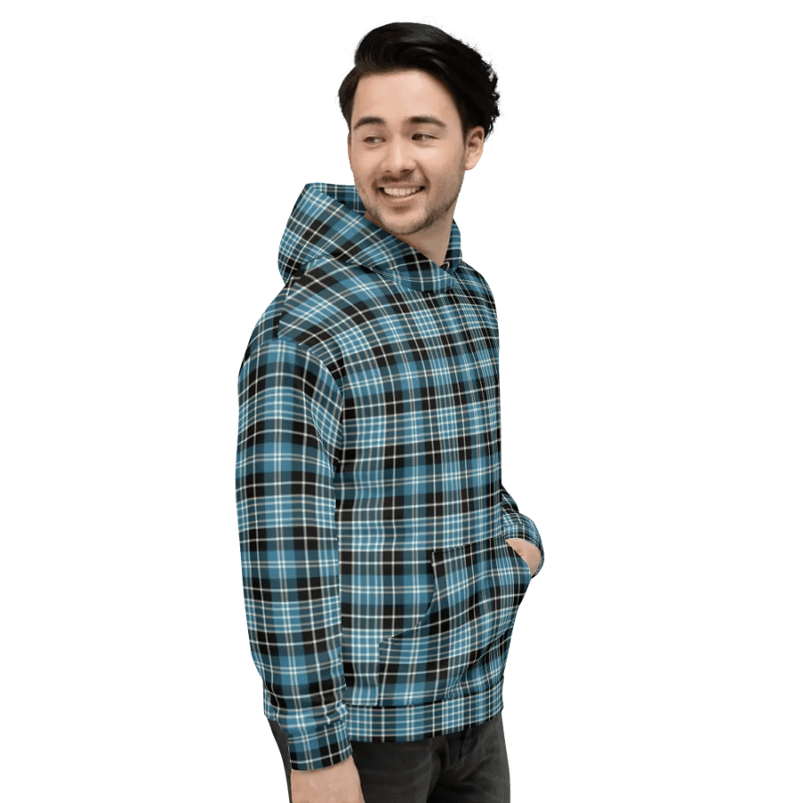 Clark Clan Tartan Hoodie product image (5)