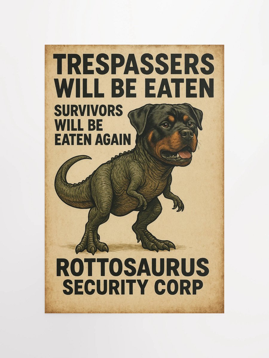 Rottosaurus Security Corp Poster product image (12)