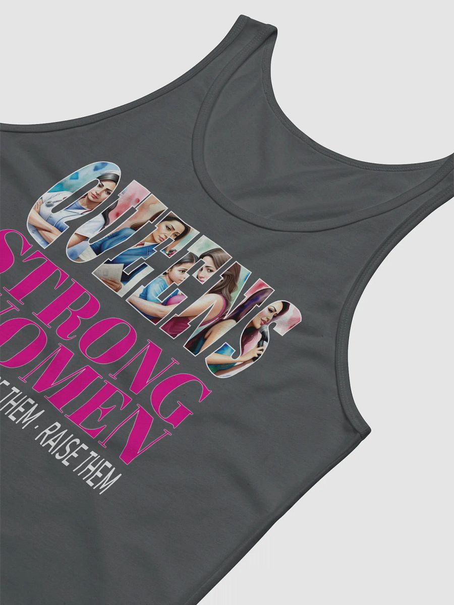 Queens Strong Women Know Them Be Them Raise Them Stronger Together Hispanic Woman Empowerment Equity Tanktop product image (6)