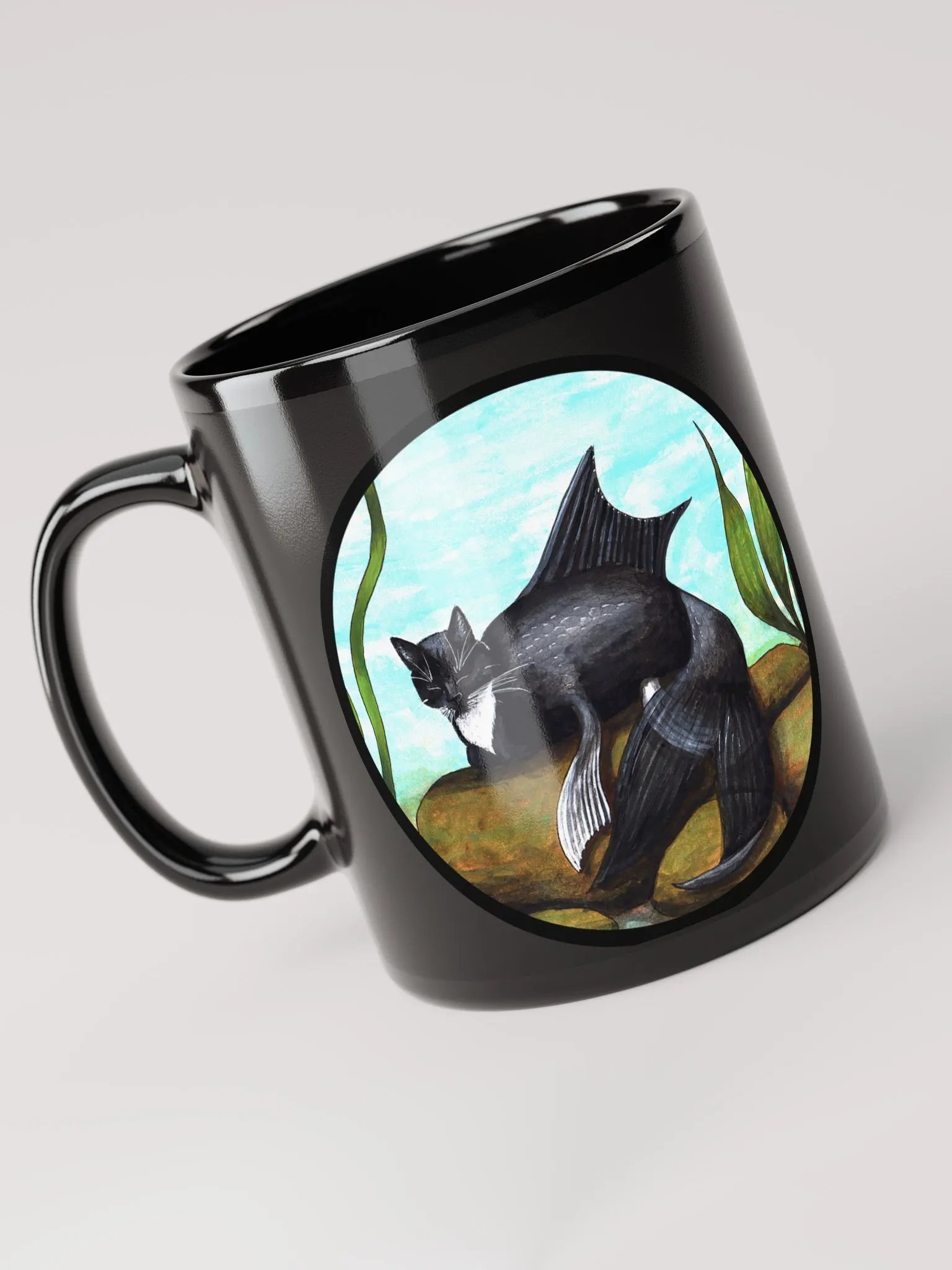 Mermeow Tuxedo Mug product image (6)