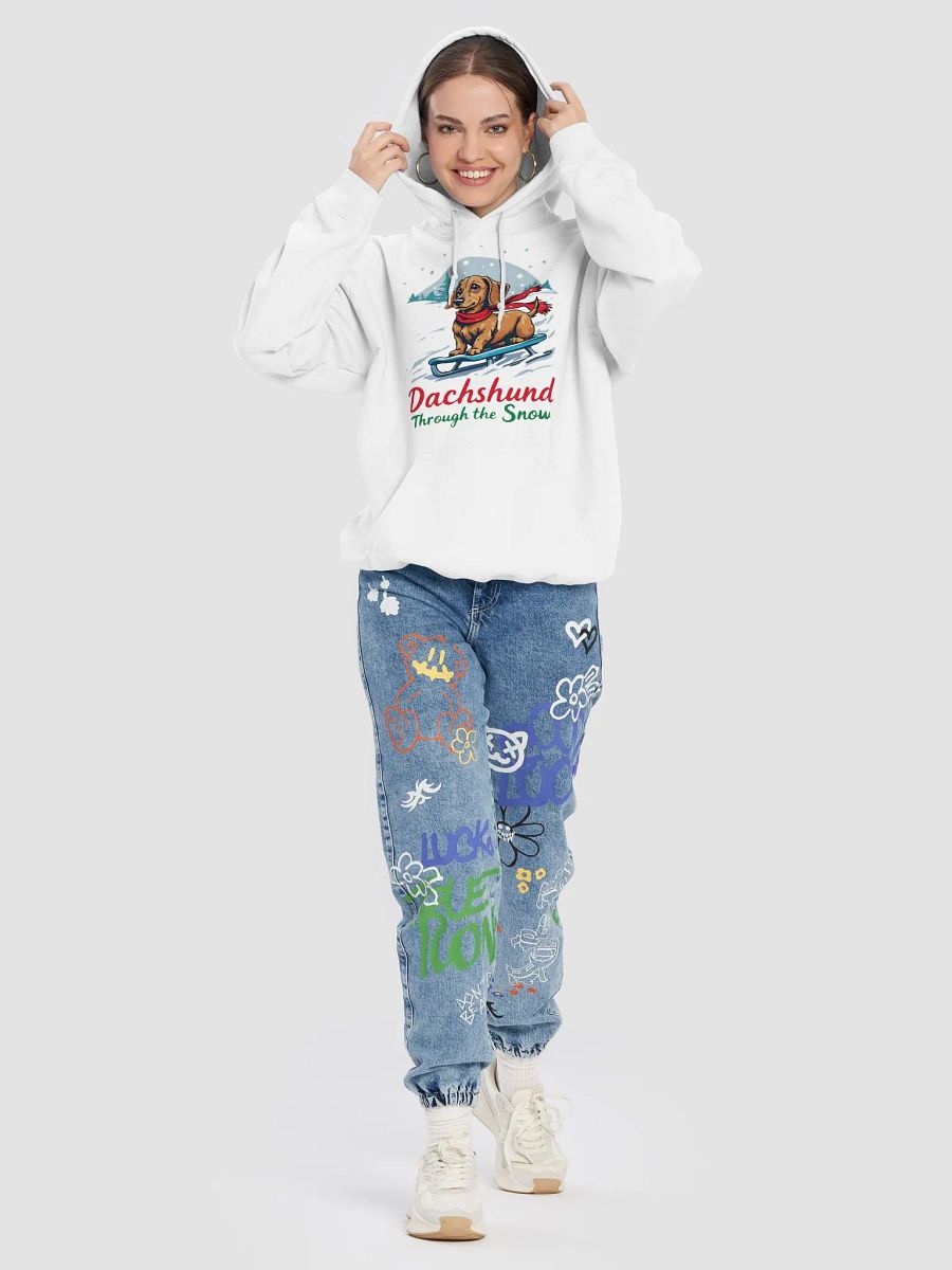 Dachshund Through the Snow Christmas Hoodie product image (8)