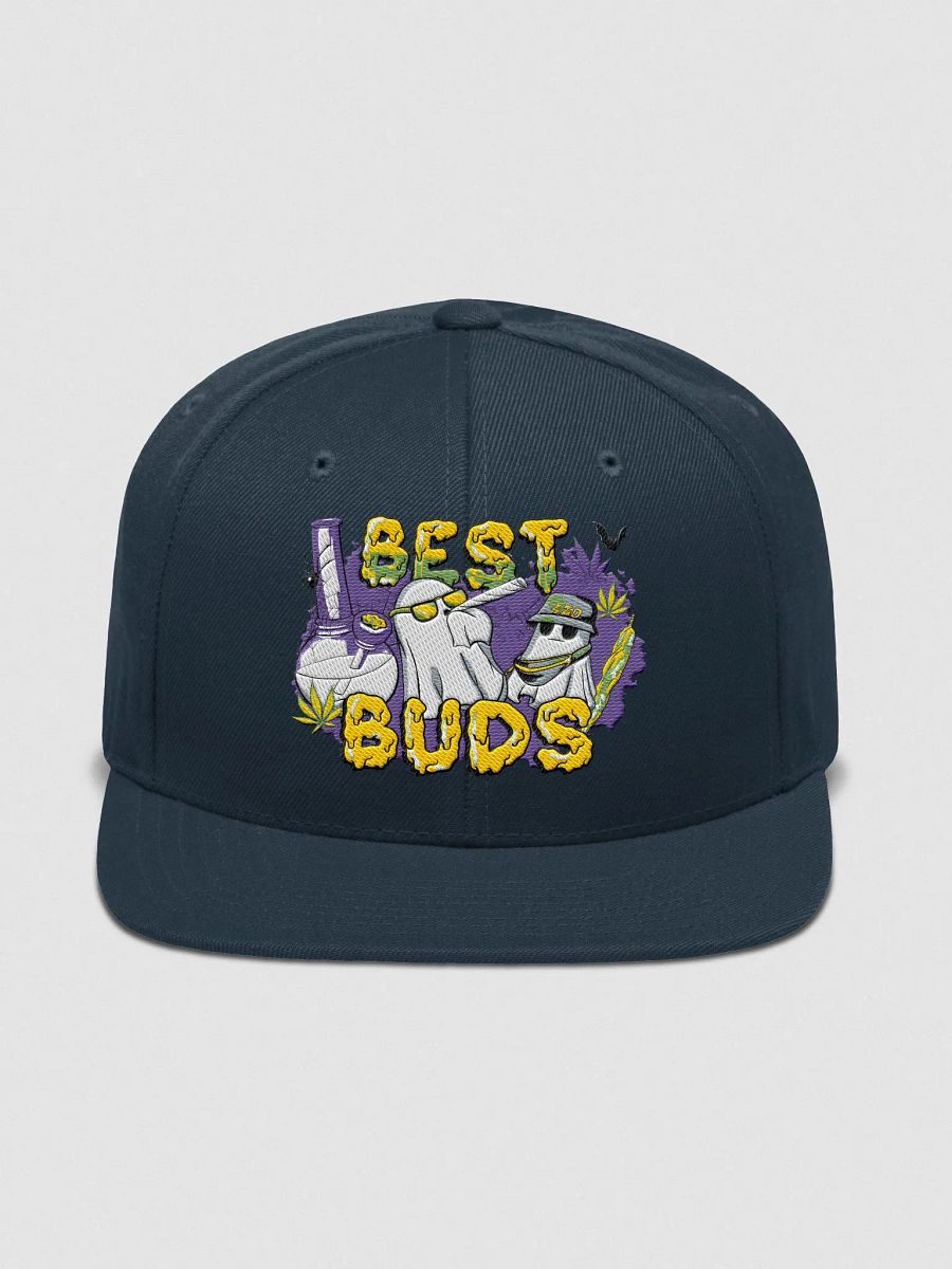 Ghoulish Best Buds Cannabis Snapback Cap product image (1)