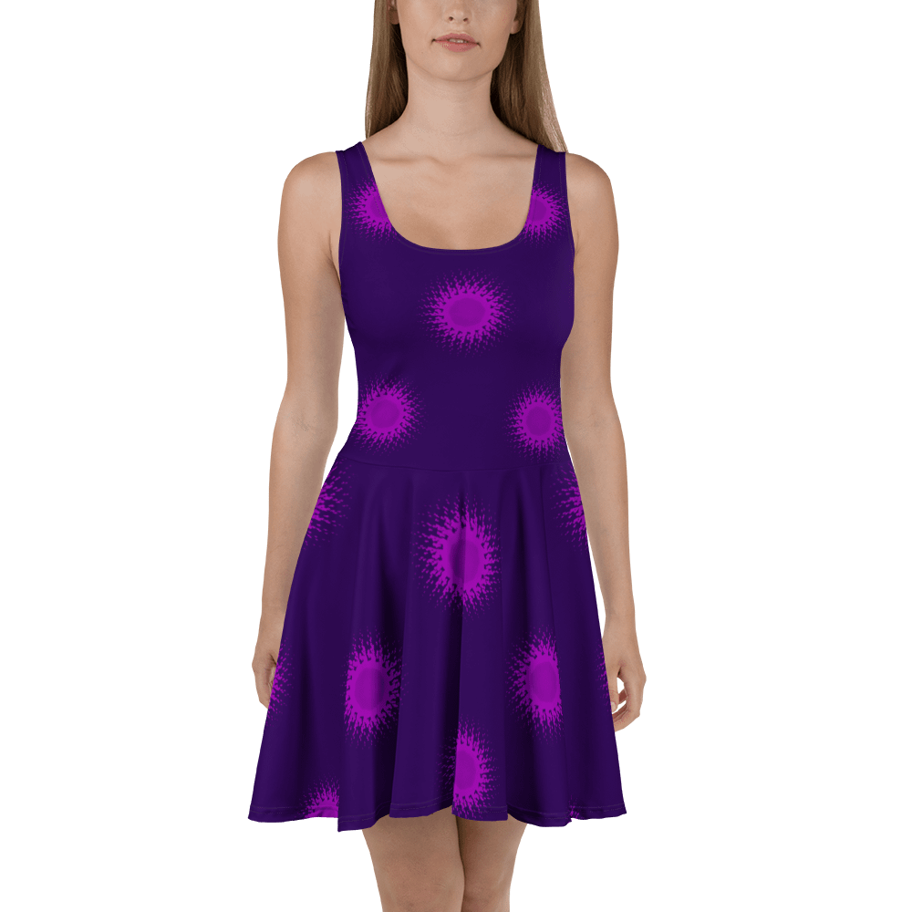 Orchid and Purple Skater Dress product image (2)