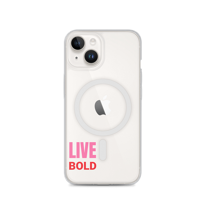 LIVE BOLD - MagSafe® Clear Case product image (4)