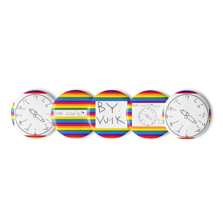 Raw C*ck O' Clock Mafia Pins product image (1)