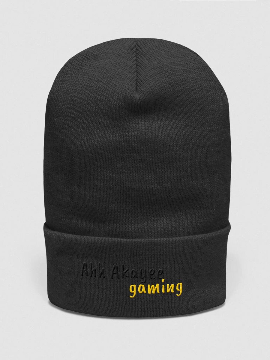 Cozy Season Ahh Akayee Gaming Cuffed Beanie product image (1)