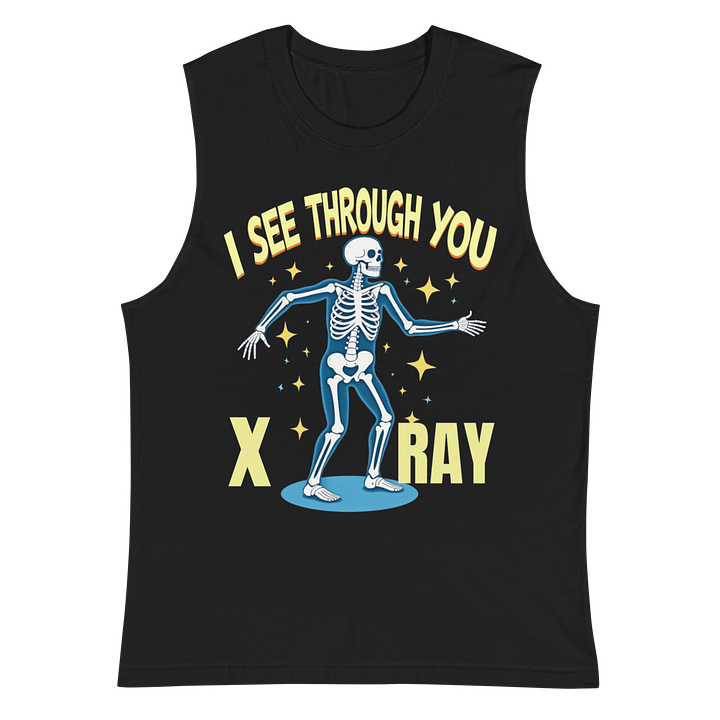 Playful Skeleton X-Ray Muscle Tank product image (3)