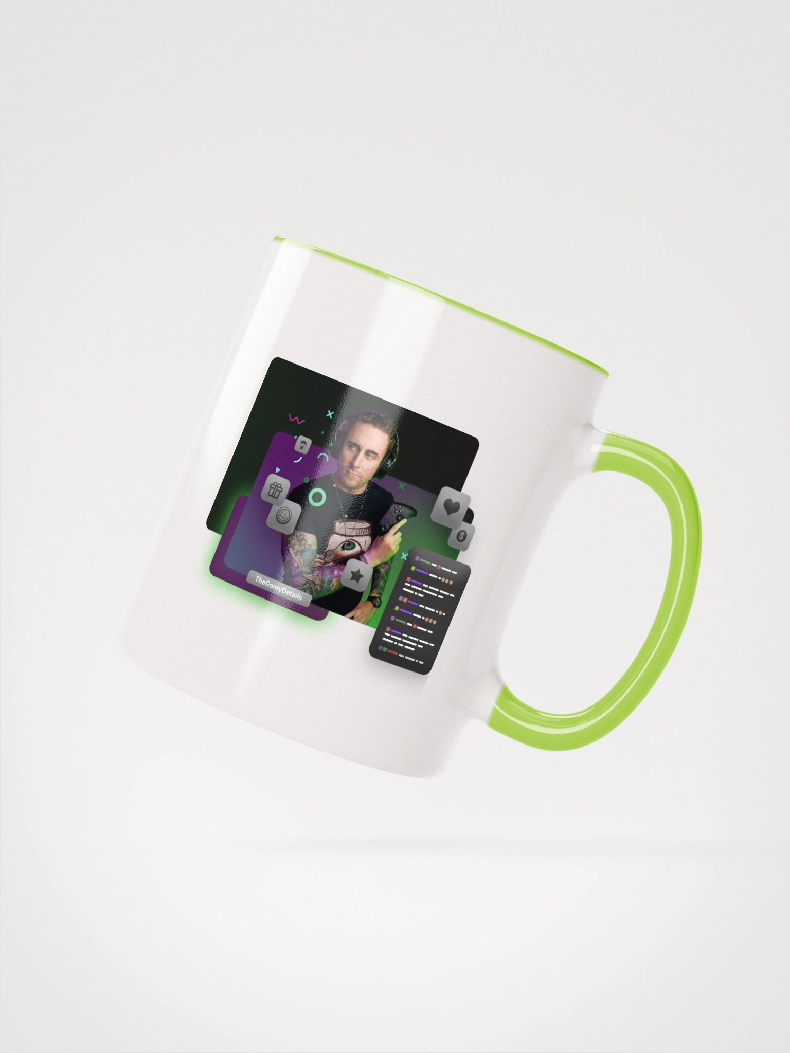 Chat Encouraged - Ceramic Mug with Color Inside product image (57)