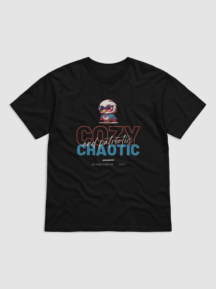 Cozy Chaotic and Patriotic Tee product image (1)