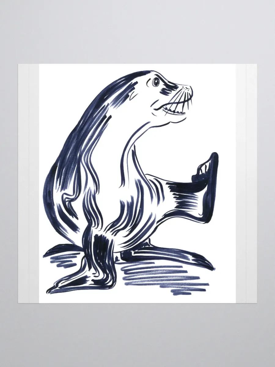Happy Seal Sticker product image (1)