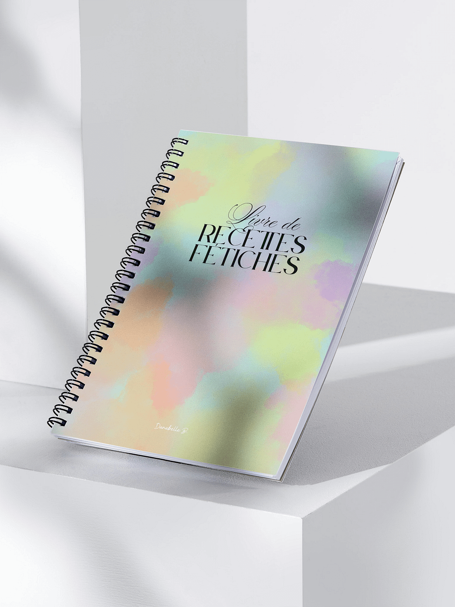 Livre de Recettes Fétiches - Carnet Inspirant - NoteBook product image (3)