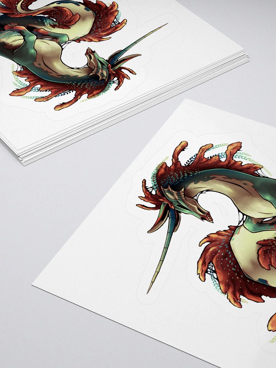 Mythical Sea Dragon Vinyl Stickers product image (4)