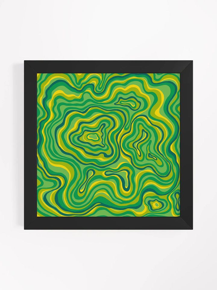 Ethereal Topography Framed Poster - Stone No. 3 product image (10)