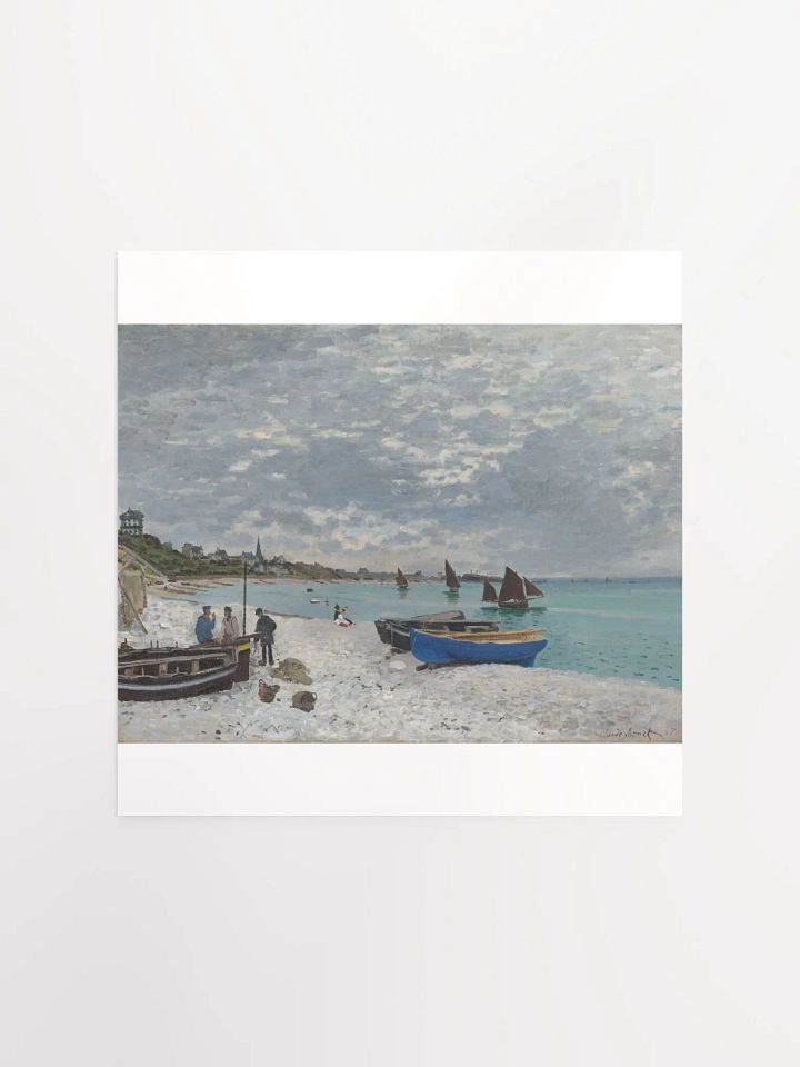 The Beach at Sainte-Adresse by Claude Monet product image (1)