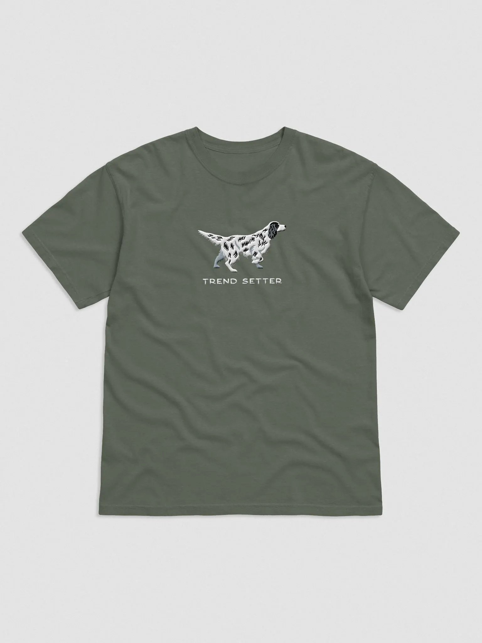 Trend Setter T-Shirt(Embroidered) of an English Setter product image (4)