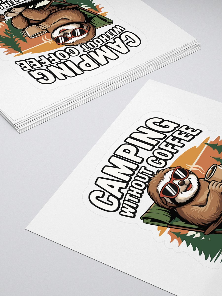 Sloth Camper Sticker Set product image (4)