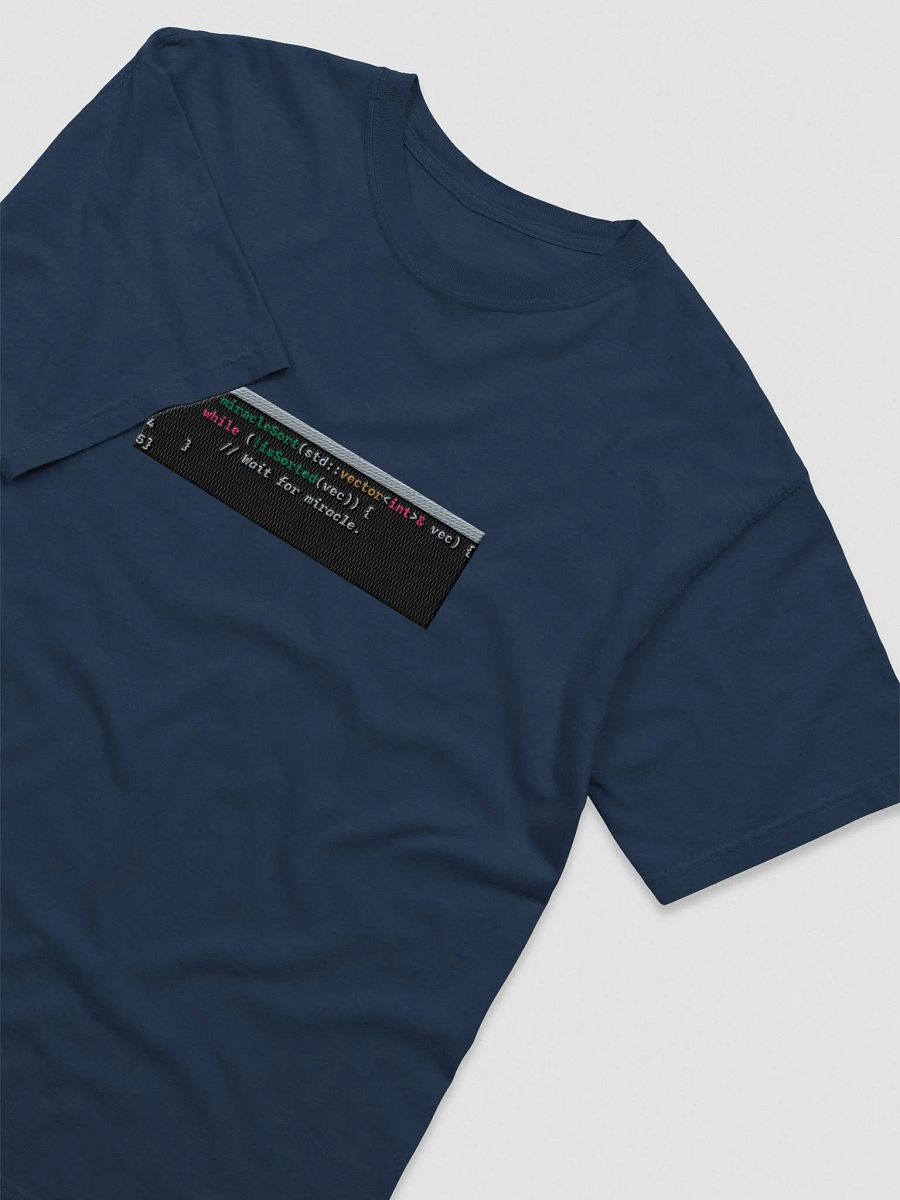 Miracle Sort Embroidered T-shirt product image (3)