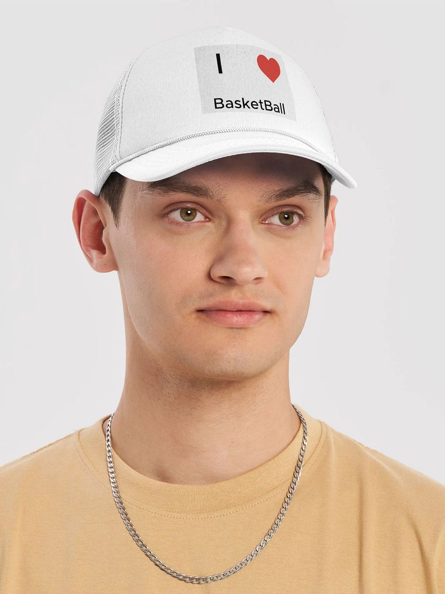 I Love BasketBall Hat product image (37)