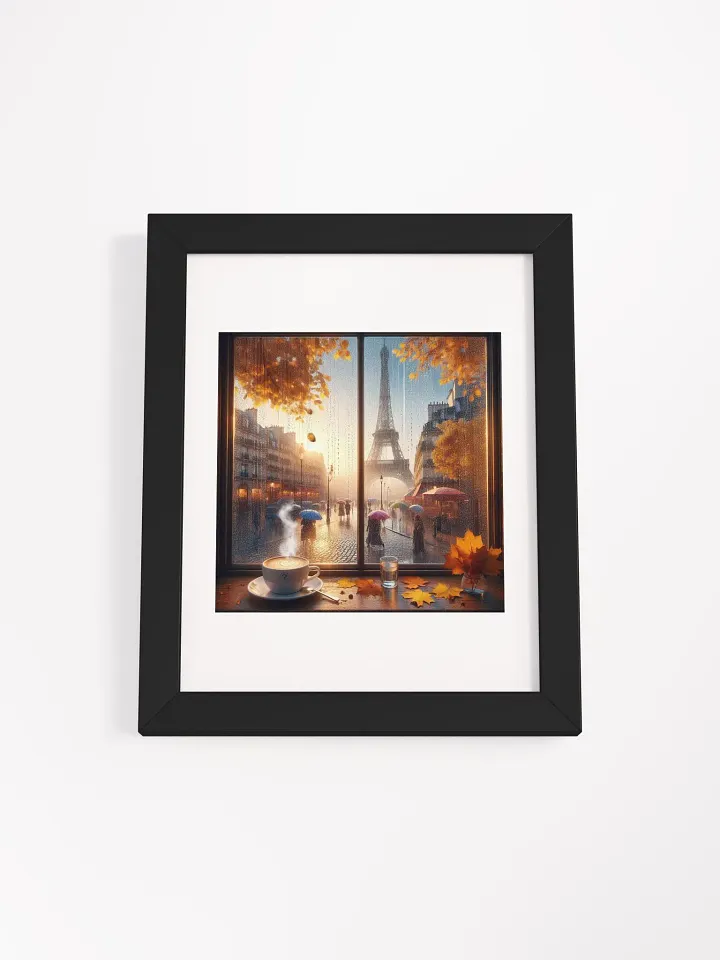Autumn in Paris Matte Poster | Ai Design Paris city product image (2)