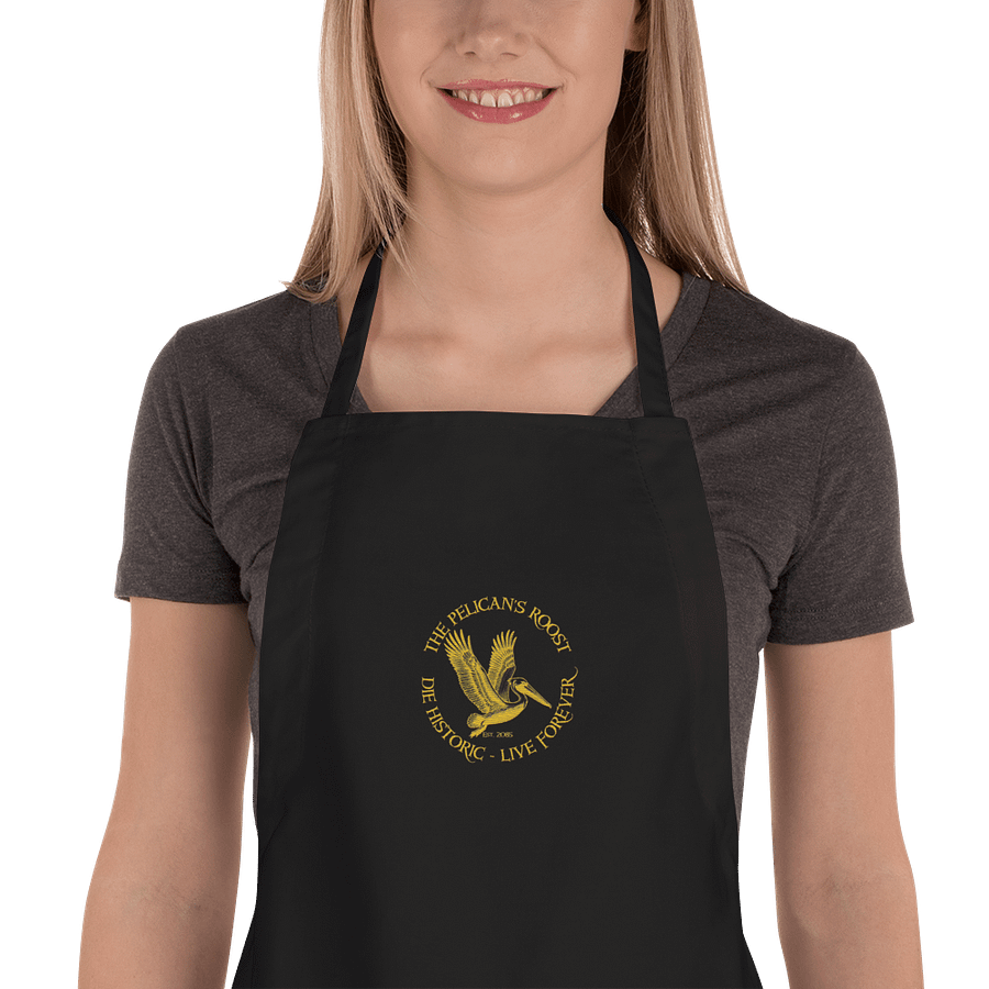 Pelican’s Roost Bar & Diner — Embroidered Cooking Apron product image (1)