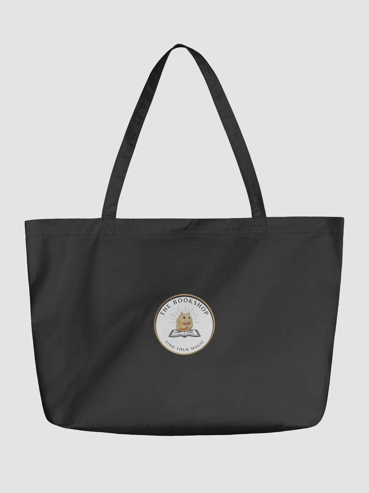 Tote bag: Magic bookshop with hamster product image (1)