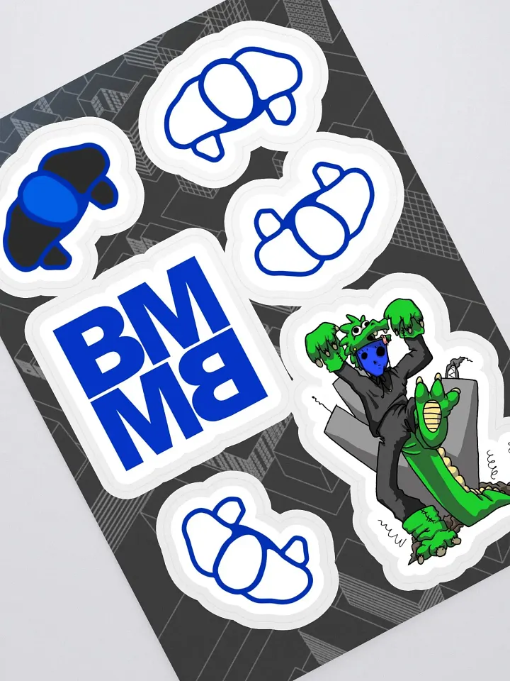 Blue Man Group's Farewell to An Era Fan Kiss Cut Sticker Sheet product image (1)